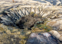 Рекомендуем к посещению: кратер на месте техногенной катастрофы