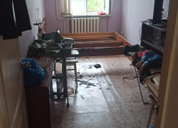 Ночью в Вольске на пожаре пострадал мужчина
